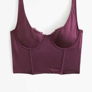 Abercrombie & Fitch Deep Purple Bralette